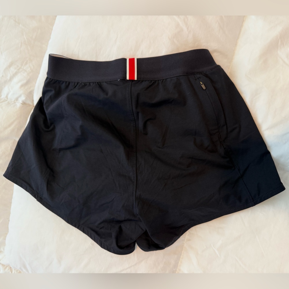 Women's Black Athletic Running Shorts - Picture 2 of 3